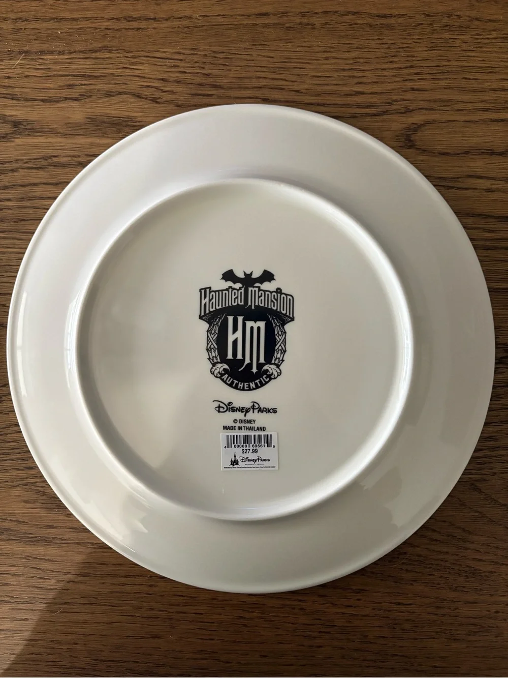 Disney haunted mansion large plate